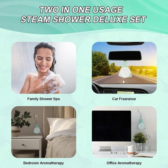 Shower Steamers Aromatherapy, 6-Pack Eucalyptus for Shower Bombs with Mint Organ - Picture 6 of 7